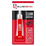 Glue Devil Adhesive Clear 25ML Blister Pack Each