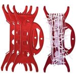 Emsiok 4PCS Christmas Lights Storage Holder Red Holiday Light Organizer All Purpose Lights Cord Wind Up Christmas Light Winder S