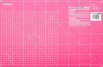 Mat Rotary 450X300MM Metric & Imperial Double Sided Pink