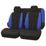 6 Piece Seat Cover Set Blue Grey