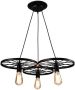 3 Wheel Retro Chandelier Light - D60CM