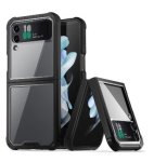 Spigen Samsung Galaxy Z Flip 4 Premium Full-body Hybrid Guardian Case Black clear Poetic