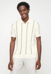 Ben Sherman Vertical Stripe Polo - Ivory