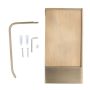 304 Stainless Steel Wall Mounted Toilet Paper Holder Rack