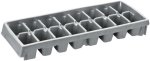 Addis 16 Cube Ice Tray Steel Plastic Ice Cube Tray