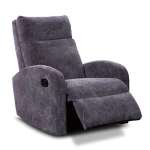 Recliner Kasey Fabric Shetland Charcoal