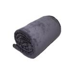Hemmed Coral Fleece Blankets - Various Colours & Sizes - Size: 100 Cm X 150 Cm Plum