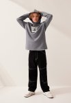 Printed Hoodie - Grey