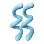 2 Piece Portable Strength Training Running Weight Bracelet Stick - Blue