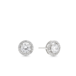 Sterling Silver Cubic Zirconia Aphrodite Stud Earrings