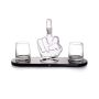 Middle-finger Whiskey Decanter Set Wine Glass Bottle & Shot Glasses