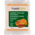 Crystal Valley Full Cream Cheddar Cheese Slices 150G
