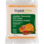 Crystal Valley Full Cream Cheddar Cheese Slices 150G