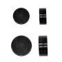 10 & 12MM Black Round Magnetic Earrings