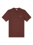 Diesel Mens T-ADJUST-V5 T-Shirt In Chocolate - Chocolate 2XL