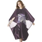 Salon Cape Purple With Transparent Middle Insert Studs