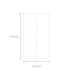 NB149 - - D11 D101 D110 H1S - 12X22MM - 260 White Split Labels