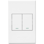 3V112 2LEVER 1WAY Switch 100X50MM 3 - Colour Options - White