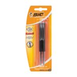 BIC Clic Pen Black 2PC In Blister Pack