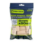 Pro-tech Domino Tenon 8MM X 50MM Beech Wood 50 Piece