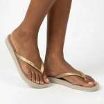 Anatomica Thong Sandal - Beige gold - 9
