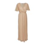 Rose Gold Pleated Maxi Dress
