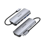 CAT Unitek 8-IN-1 USB Type-c Dual HDMI Port Replior And 100W Pd Charging