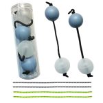 Zenhz Authentic Asalato African Shaker Set 2 Pairs With Extra Strings And Shaker Bottle Traditional Kashaka Percussion Instrumen