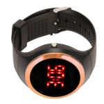 Digital Children Watch For Daily Life Rose Gold Red LED Outdoor Sports
