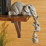 3PCS SET Adorable Elephant Hanging Decor - Resin Crafts For Home And Room Decor