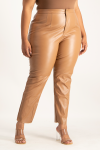 Esme Faux Leather Pants - Camel - 2XL Camel