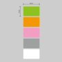NB562 - - K3 - 50X30MM - 965 Colourful A Labels