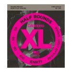 ENR71 Semi-flatwound Bass Guitar Strings - .045-.100