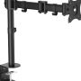 Bracket - Economy Steel Lcd Vesa Desk Mount - For Most 13"-27" Lcd Monitors