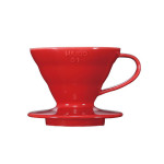 Hario V60 Pour-over Coffee Dripper - 01 1-2 Cup Red Ceramic