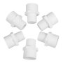 Lifkome 6PCS Pvc Pipe Fitting Adapter Connector Npt Male Thread For Plumbing Coupling For Irrigation And Water Systems