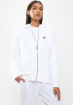 Hooded Zip Through Sweatshirt - White