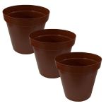 Garden Decor Pot Plant Set Of 3 Large
