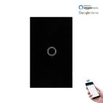 Wifi Smart Touch Switch-l-rf-us – 1CH Black No Neutral Ewelink