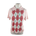 Pringle Argyle Knitted Collared Shirt - S