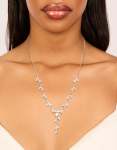 Silver Plated Cubic Zirconia Dainty Oval Tennis Bracelet
