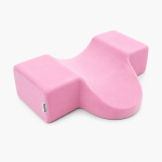 Ergonomic Eyelash Extension Pillow With Tool Pockets Pink