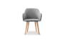 Vito Dining Chair Andie Light Grey Oak Legs - Andie Light Grey Oak Legs / 59