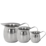 Bellied Milk Jug Stainless Steel 85ML