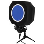 Professional Microphone Isolation Shield With Pop Filter Reflection Filter For Recording Studios Sound-absorbing Foam For Noise