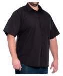 Mens Short Sleeve Work Shirt - S Black
