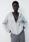 Zip-through Hoodie - Grey