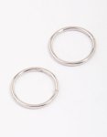 Surgical Steel Sleeper Hoop Earrings 12MM