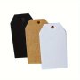 100PCS 2 1INCH White Cardboard Black Cardboard Kraft Paper Gift Tags Blank Gift Tags Hang Tags 20 Meters Jute Twine Cards