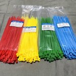 100PCS Heavy Duty Clear Zip Ties - 4MM X 7.87IN High Temp & Corrosion Resistant - Ideal For Outdoor Wire Management
